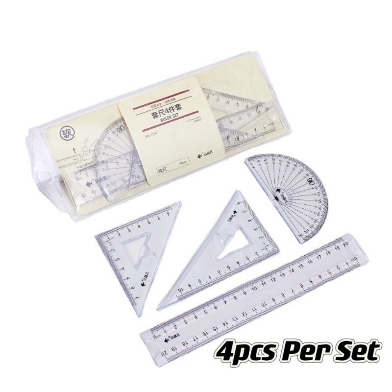 Soft Flexible Minimalist Ruler Set | Shopee Philippines