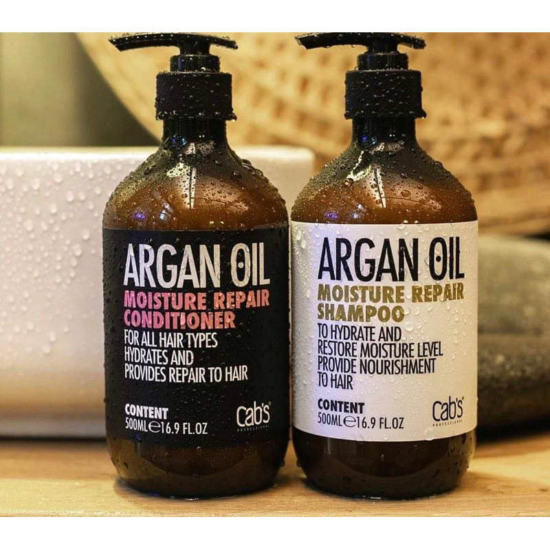 Argan Oil Shampoo Argan Oil Conditioner Elite Barber Salon Supplies Shopee Philippines 5829