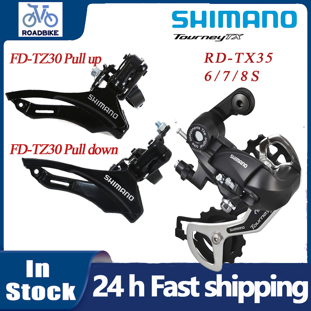 SHIMANO Tourney Rd TX35 Original Mountain Bike Rear Derailleur 7 8 ...