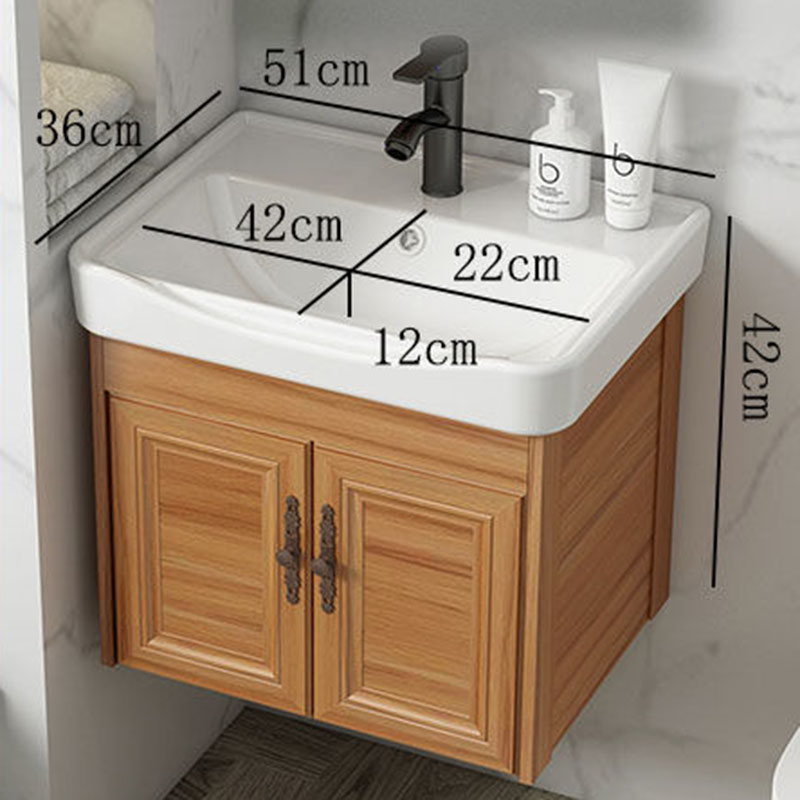 【55*40cm】Bathroom with Mirror Bathroom Sink with vanity