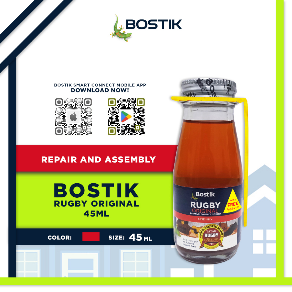 BOSTIK Rugby Original No. 1 All Purpose Synthetic Rubber Contact Cement ...