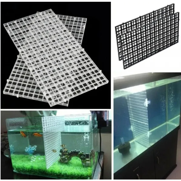 Aquarium Grid Divider Tray I Coral Rack Plastic Divider Egg Crate