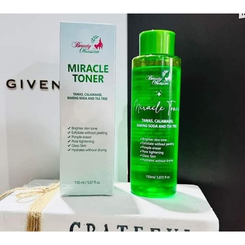 MIRACLE TONER by BEAUTY OBSESSION 150ml | Shopee Philippines