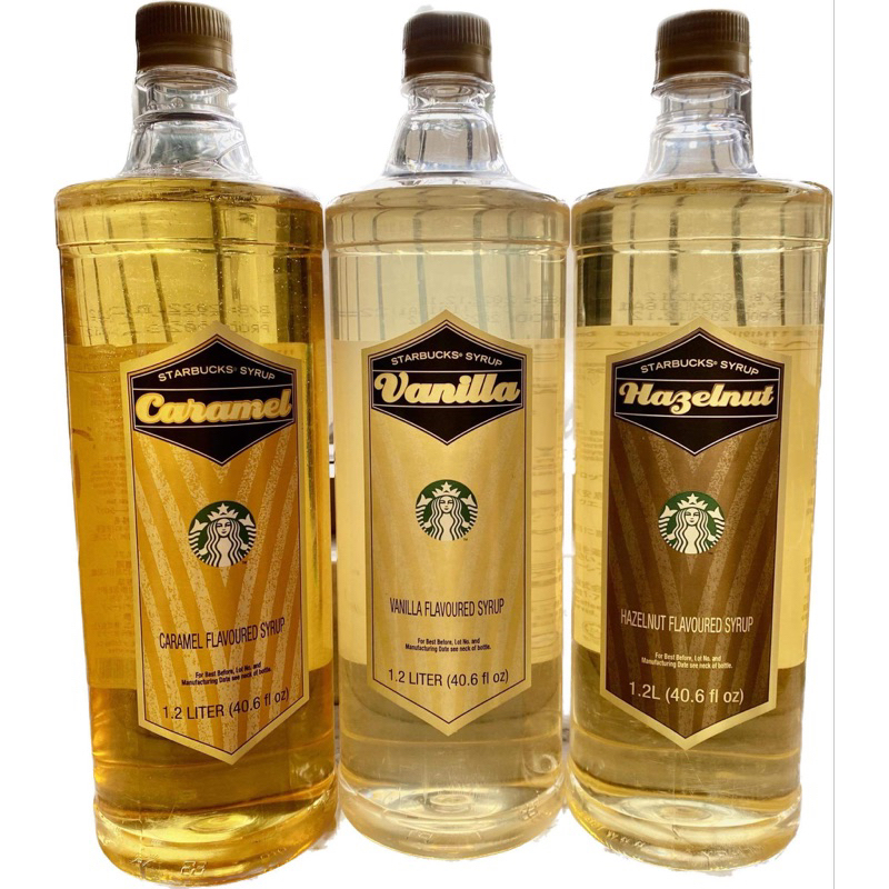 Starbucks Syrups 1l Vanilla Hazelnut Caramel Shopee Philippines
