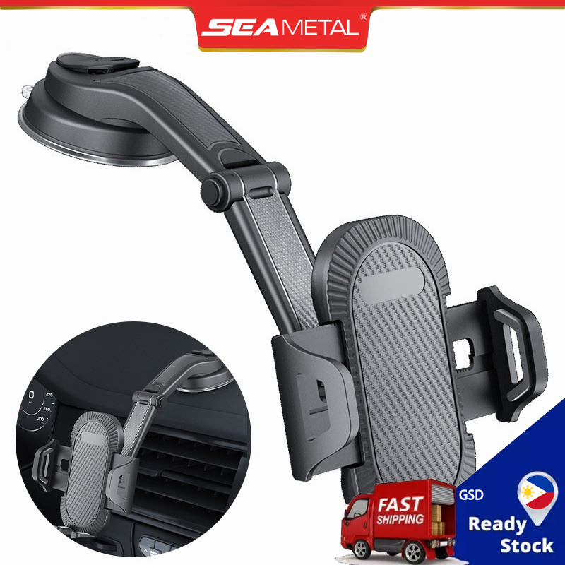 SEAMETAL Car Phone Holder Dashboard 360 Rotation Automobile Dashboard