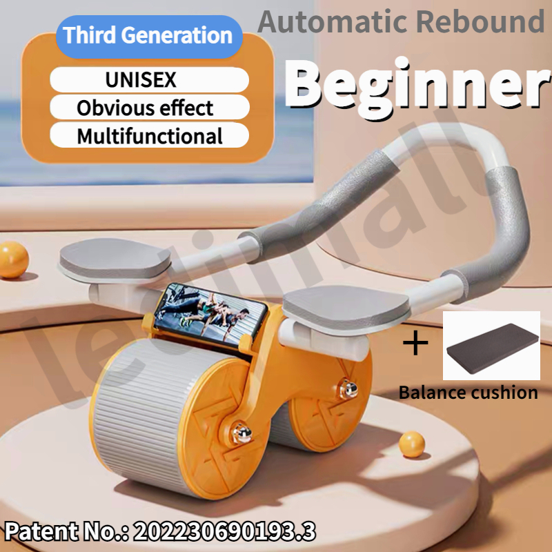 Elbow Support Rebound Abdominal Wheel Roller Ab Exerciser Fitness