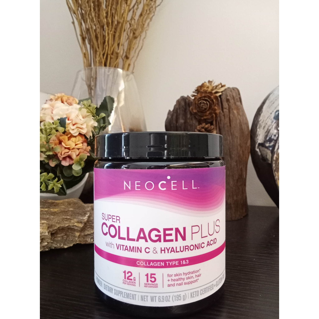 NEOCELL SUPER COLLAGEN PLUS WITH VIT C AND HYALURONIC ACID POWDERED