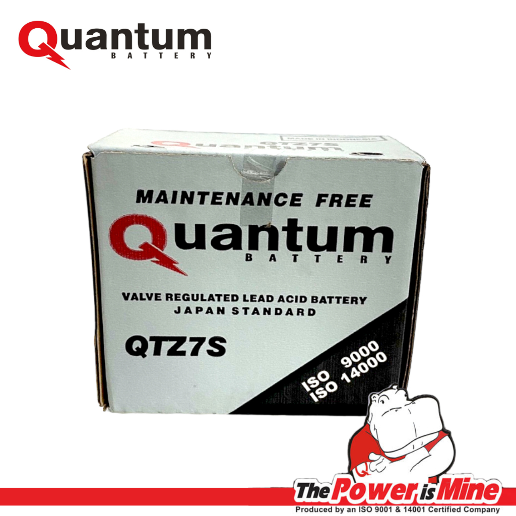 Quantum Motorcycle Battery QTZ7S 5L for RAIDER 150/ FI / CARB / HONDA ...