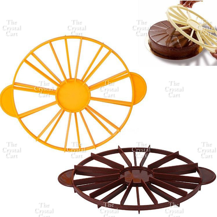 Cake Divider Slicer Plastic Round Mousse Bread Cake Pie Marker Equal