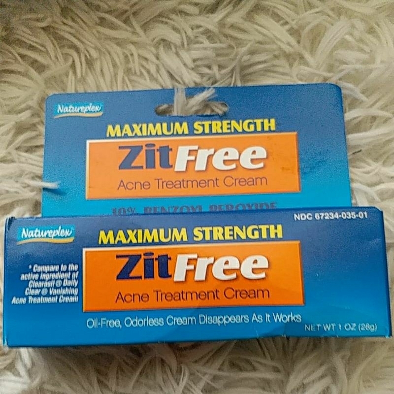 Zit Free (Acne Treatment Cream 28g) | Shopee Philippines