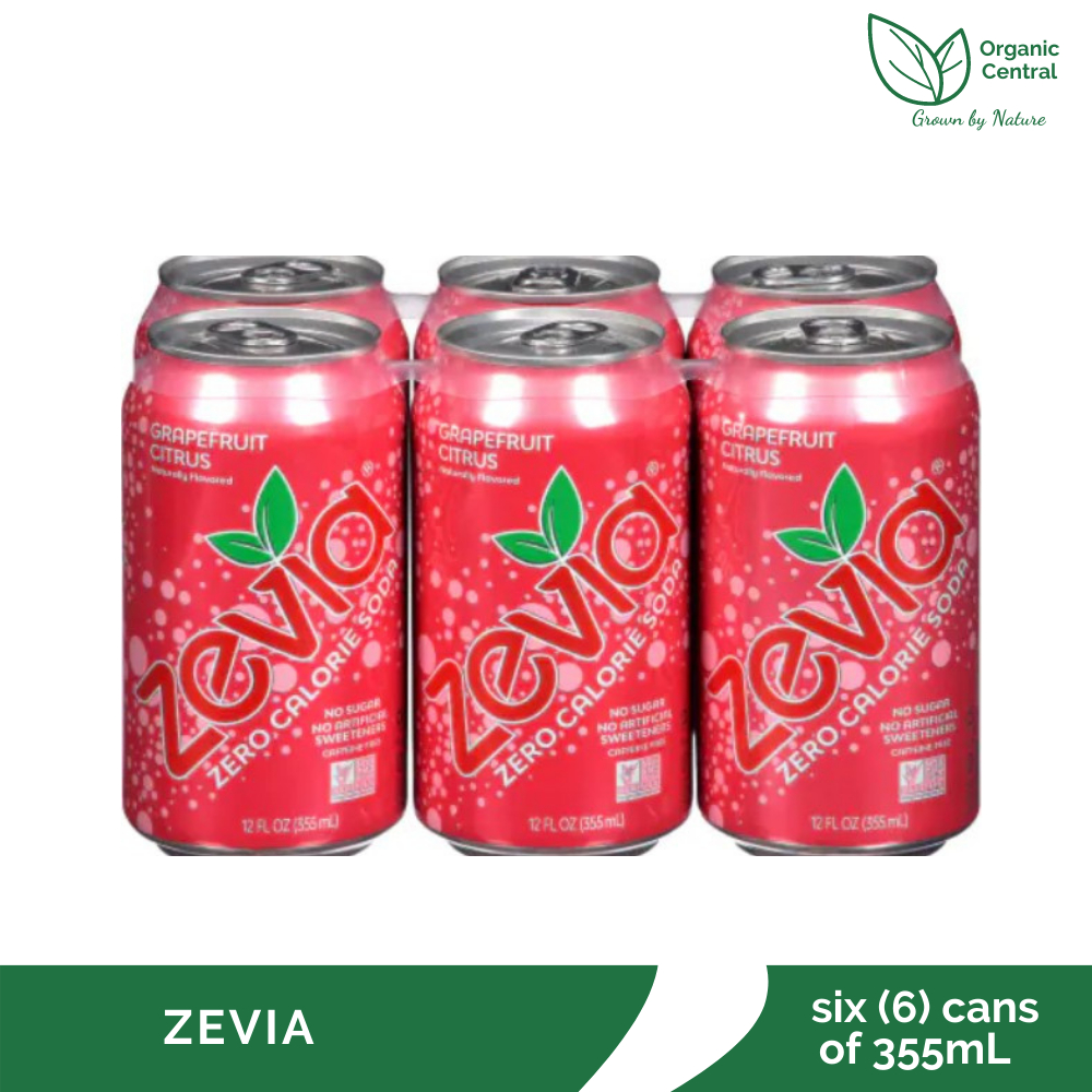 Zevia Grapefruit Citrus Soda Bundle of Six (6) 355mL Shopee Philippines