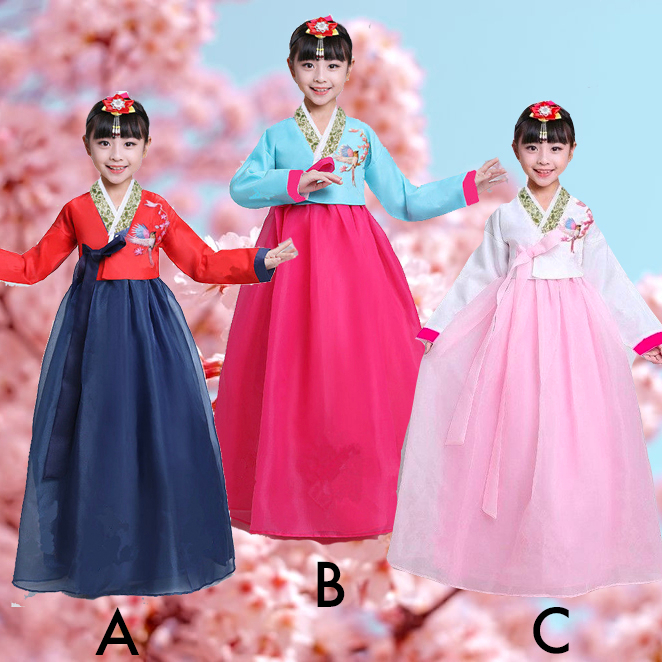 Korean traditional costume hot sale for girl