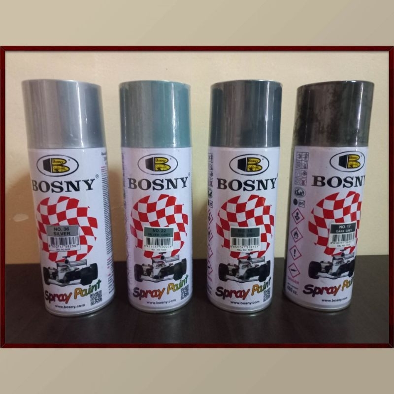 Bosny Spray Paint Gray Shopee Philippines