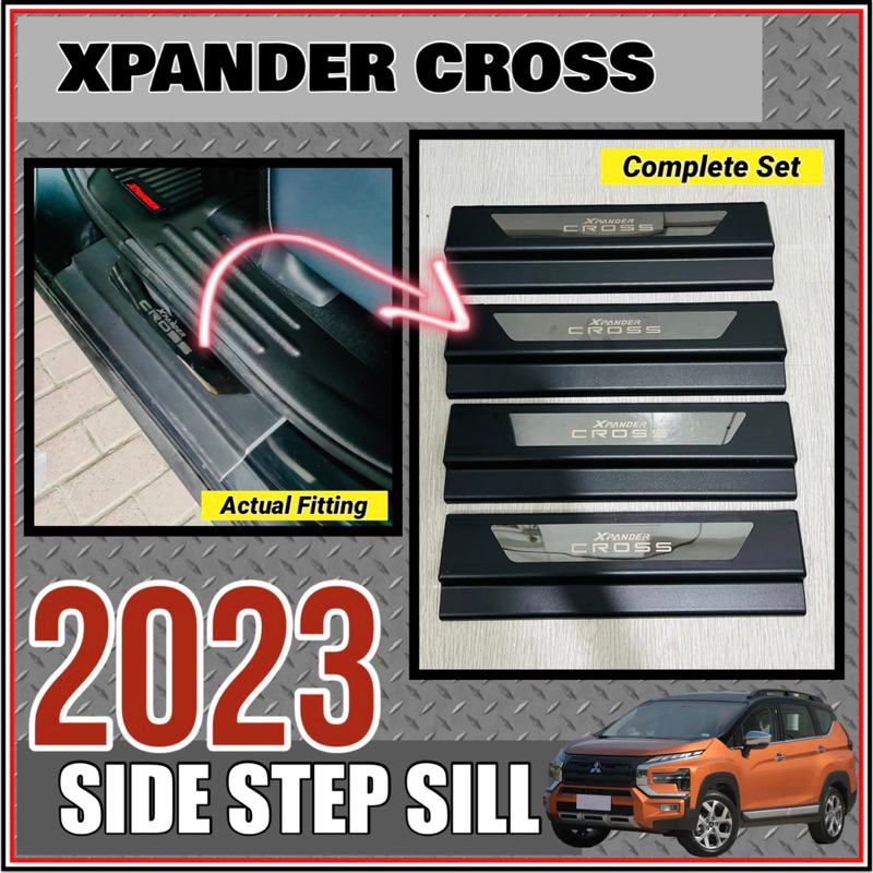 XPANDER CROSS 2023 SIDE STEP SILL (xpander cross accessories) Shopee