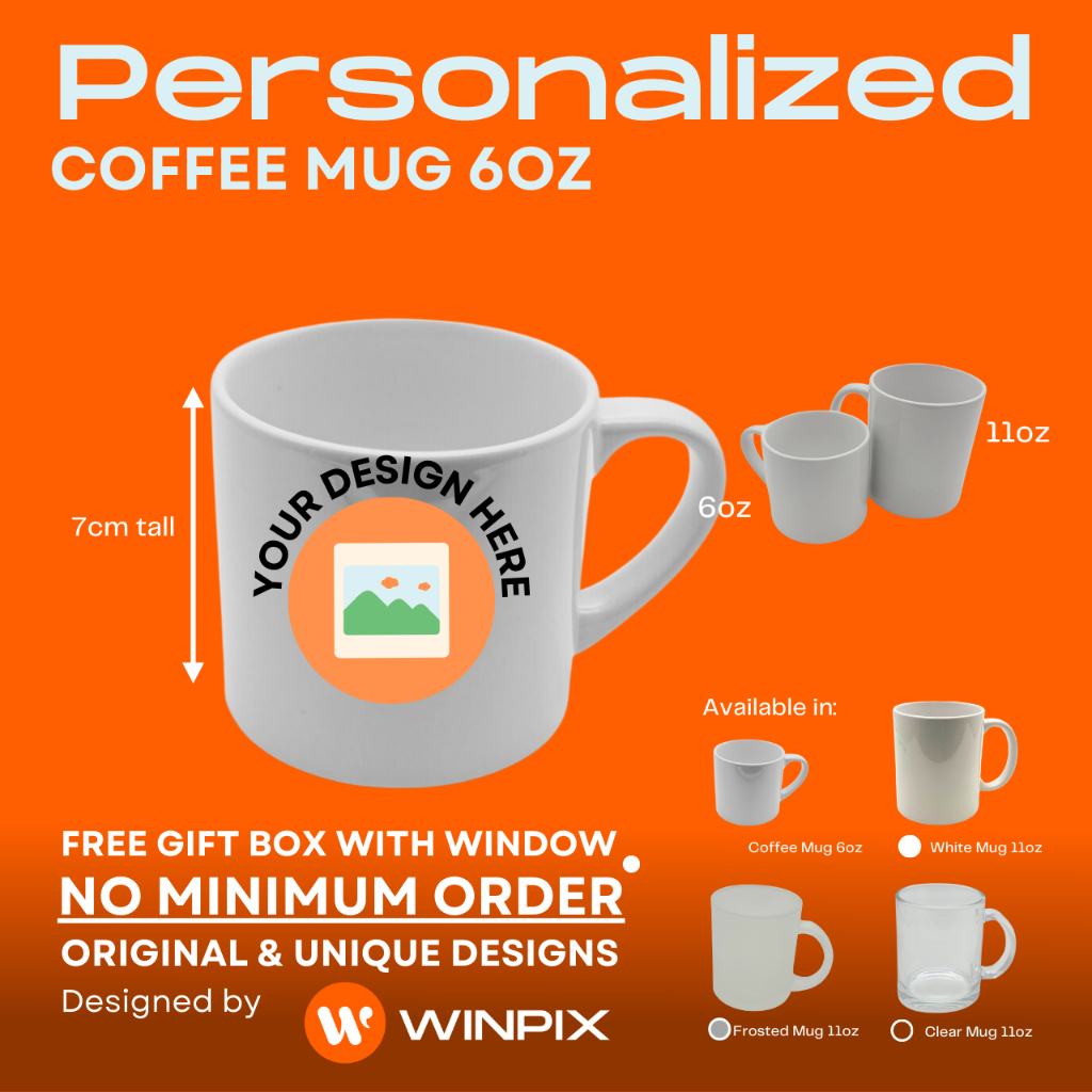 Personalized Coffee Mug 6oz Shopee Philippines