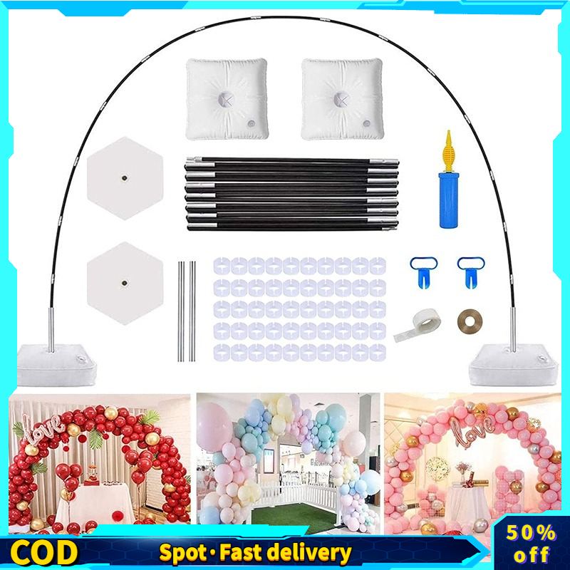 New!DIY Large Balloon Arch Kit Balloon Display Stand With Water