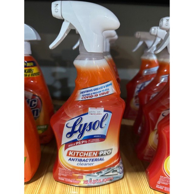 Lysol Kitchen Pro (650ml) destroy grease and grime Shopee Philippines