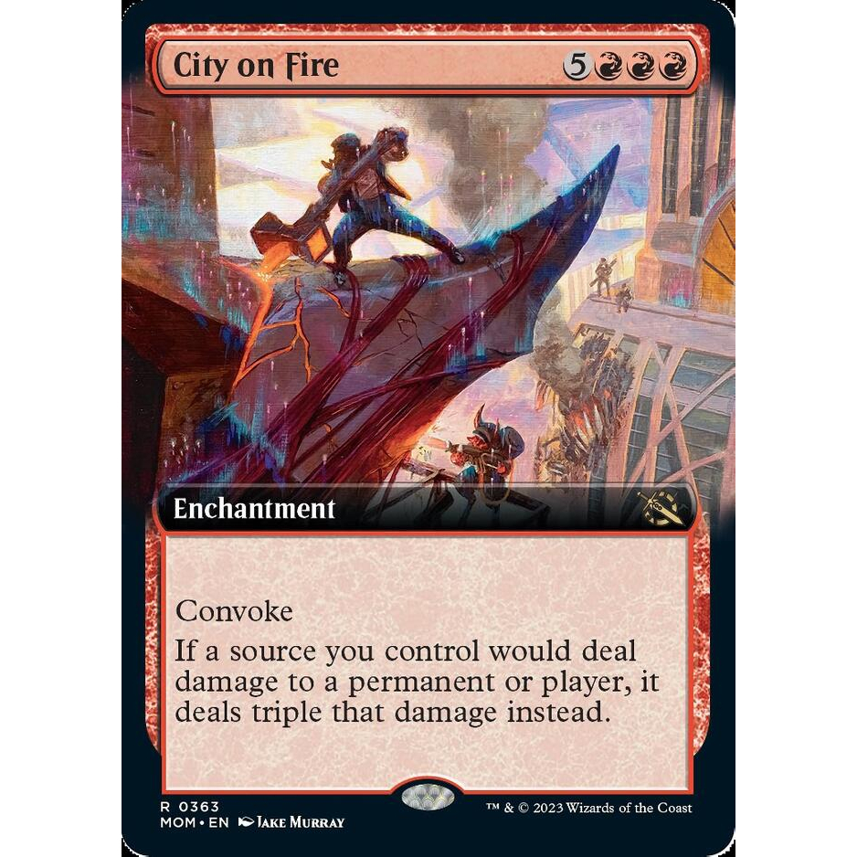 Magic the Gathering City on Fire Shopee Philippines