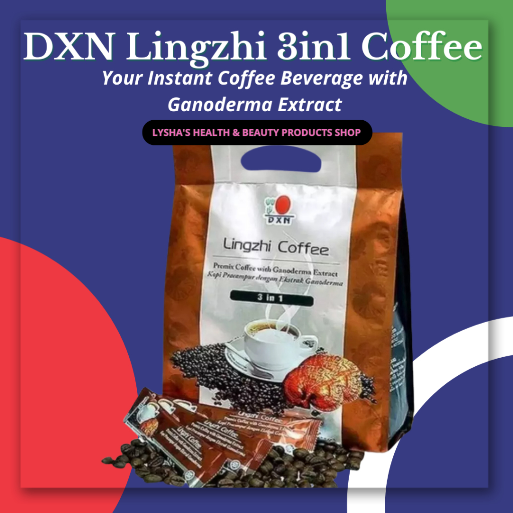 DXN Lingzhi Coffee 3in1 Your Instant Coffee Beverage with Ganoderma