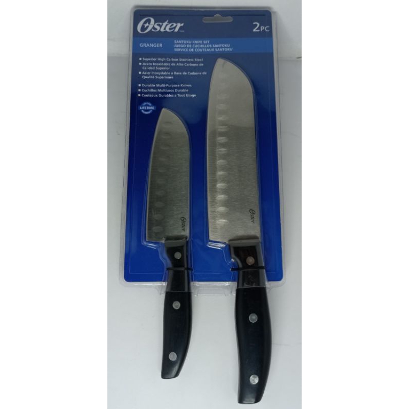 Oster Granger 2 Pc Santoku Knife Set Shopee Philippines