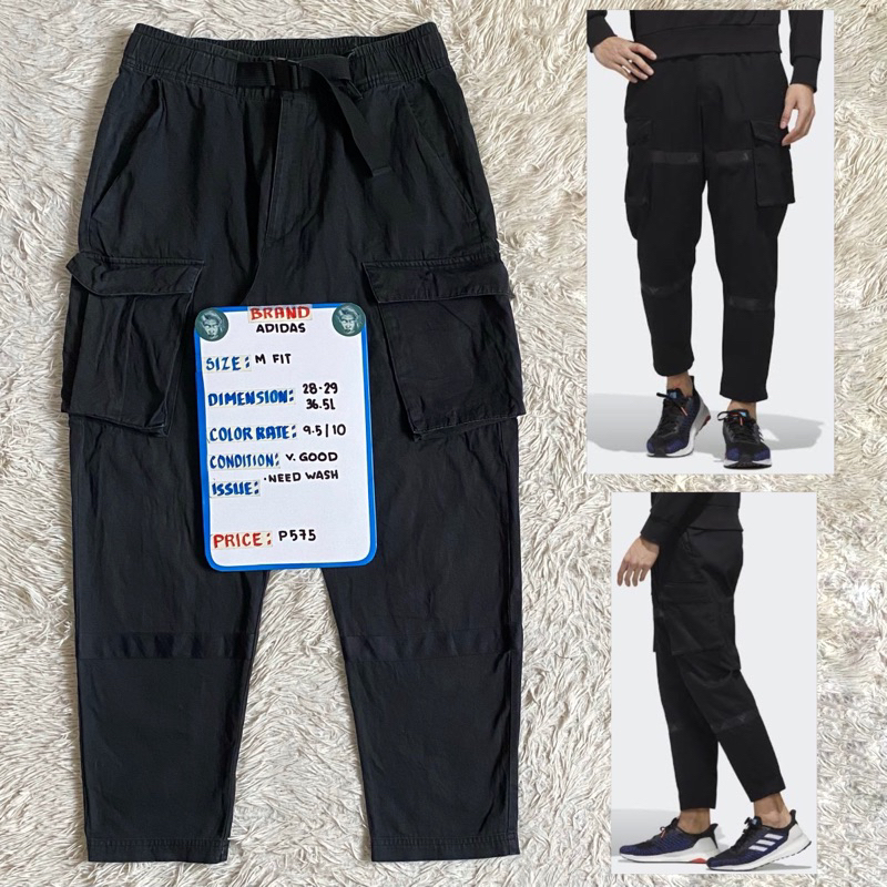 Adidas Cargo Pants (Thrift) Shopee Philippines