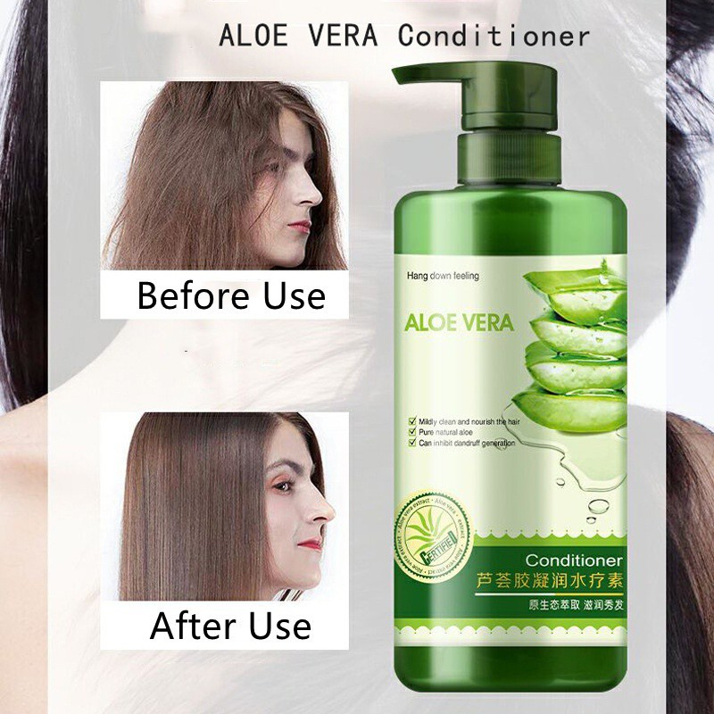 99% Aloe Vera Conditioner & Shampoo 800ml/ Salon Repair Moisture Hot ...