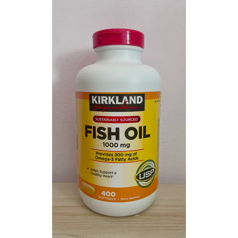 Kirkland Signature Fish Oil 1000mg with Omega3 Fatty Acids 400