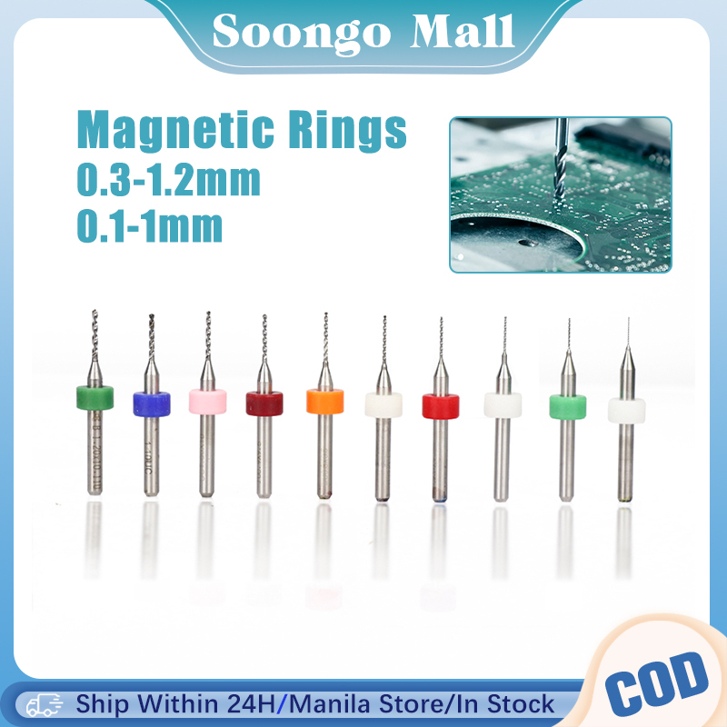 10PCS Steel Carbide PCB Mini Drill Bit 0.1mm-1mm 0.3mm-1.2mm Drill Bits