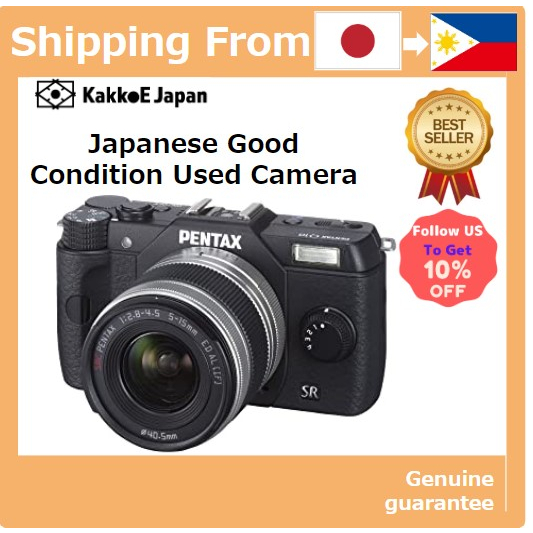 Pre-loved PENTAX Digital Mirrorless SLR Q10 Zoom Lens Kit [Standard Zoom 02  Standard Zoom] Black Q10 Lenskit Black 12129 [Japan Used Camera]