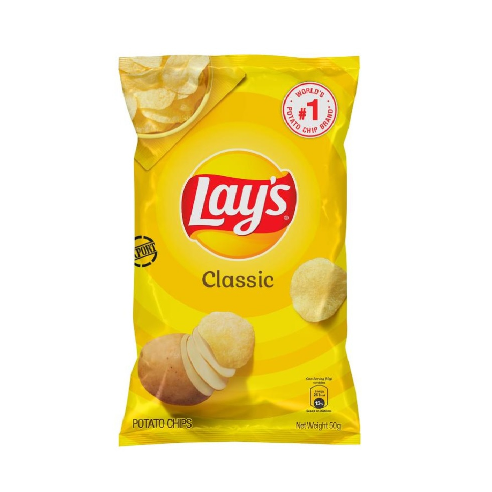 Lays Original Potato Chips 50g | Shopee Philippines