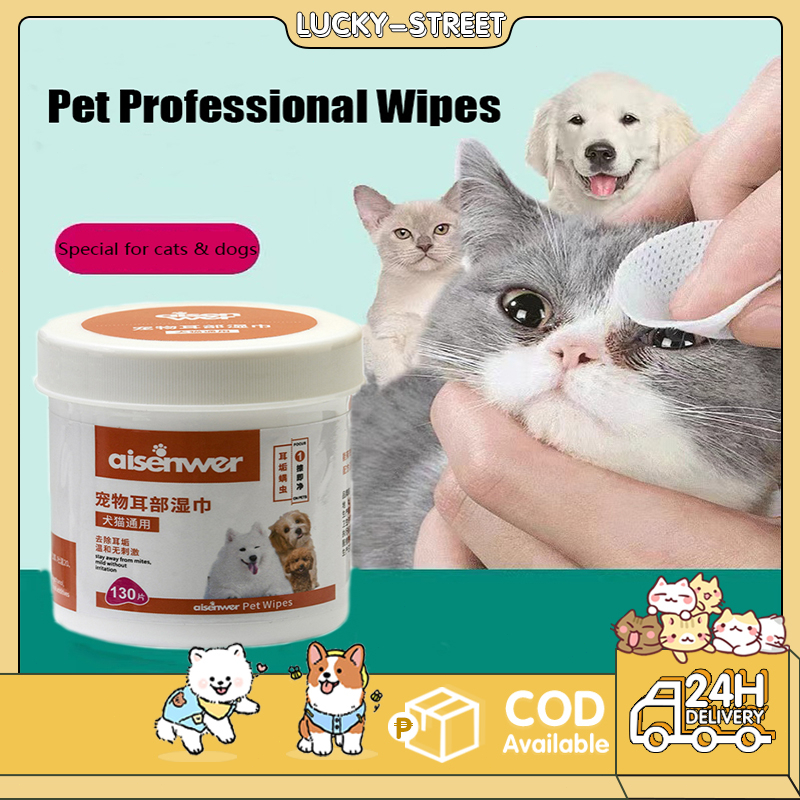 Pet Special Wipes Cat Remove Earwax Ear Mites Tear Stains Clean Ear