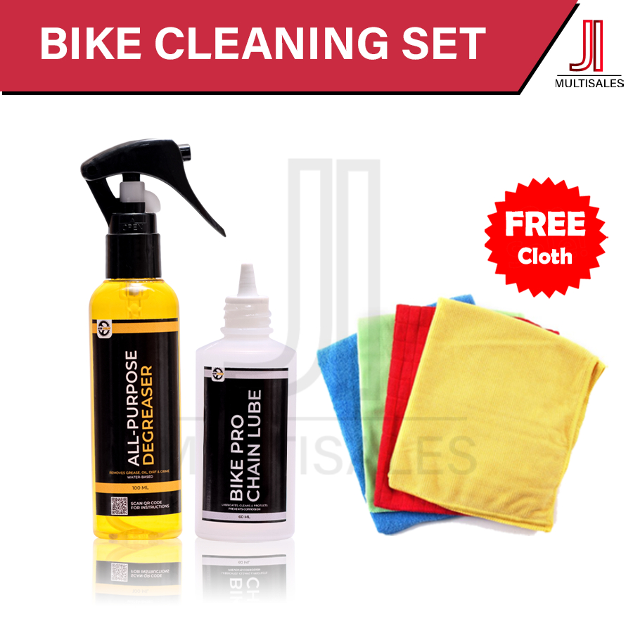 (SET) All Purpose Degreaser 100ml & Bike Pro Chain Lube 60ml Maintenance Oil Bundle Kit Bike