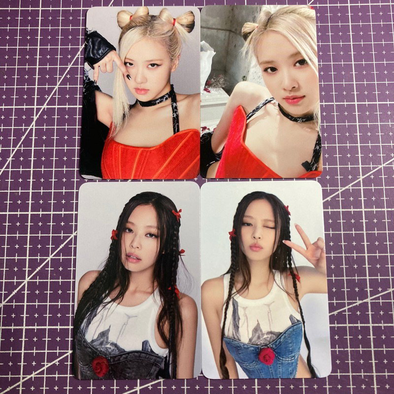 Blackpink Born Pink Toploader Kit Photocards Shopee Philippines