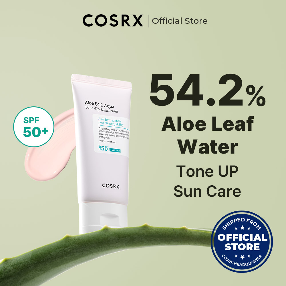 [COSRX OFFICIAL] Aloe 54.2 Aqua Toneup Sunscreen SPF 50+ PA