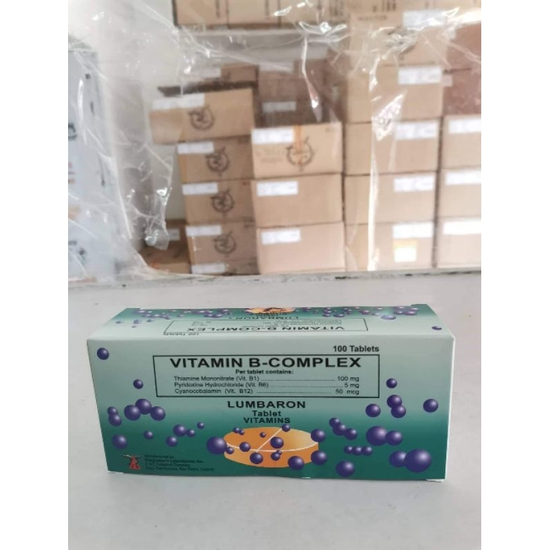 Vitamin Bcomplex - Lumbaron 100's | Shopee Philippines