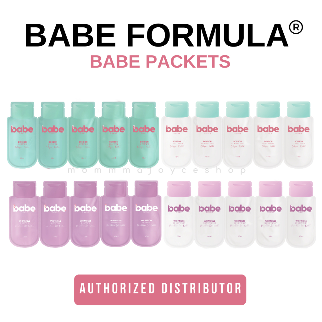 BABE PACKETS WHIMSICLE BONBON SHAMPOO AND CONDITIONER BY BABE FORMULA Shopee Philippines