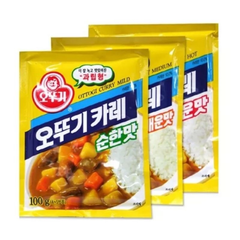Ottogi Curry Powder 100g(Mild,Medium, Spicy) Shopee Philippines