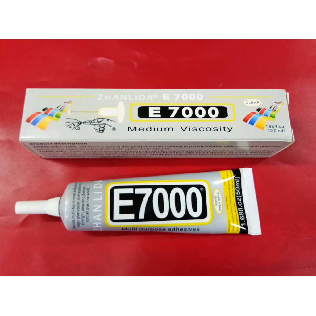 E7000 Zhanlida Fabric Glue / Multi-Purpose Adhesive Glue B6000 T7000 ...