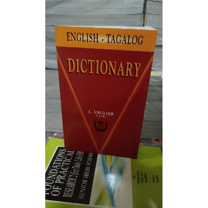 English Tagalog Dictionary by L. English Shopee Philippines