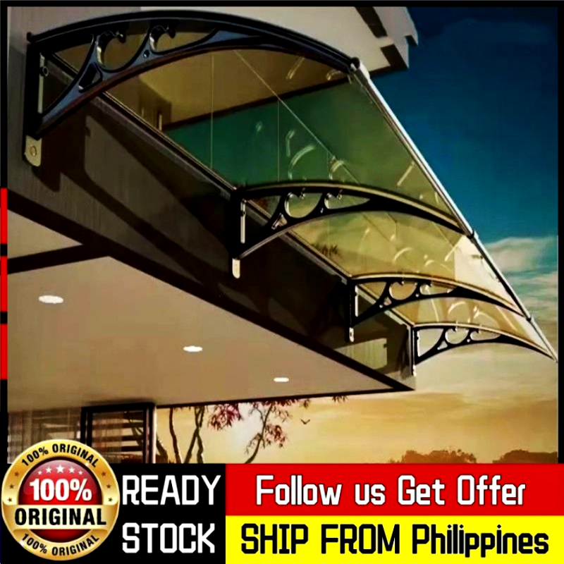 Yoqu Canopy Roofing with Frame Outdoor Awning Canopy with Bracket Door