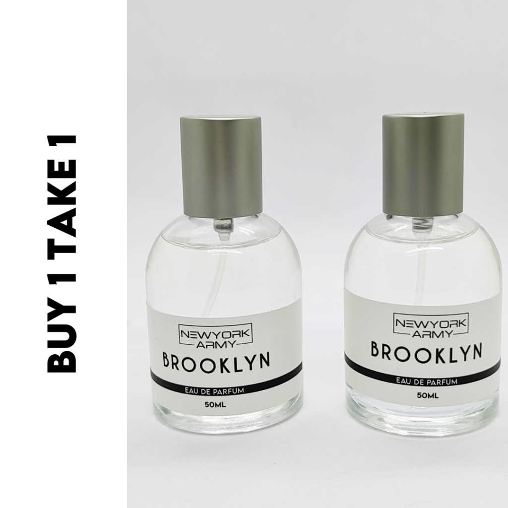 Eau de Parfum Brooklyn 50ml for Men by Newyork Army Buy 1 Take 1