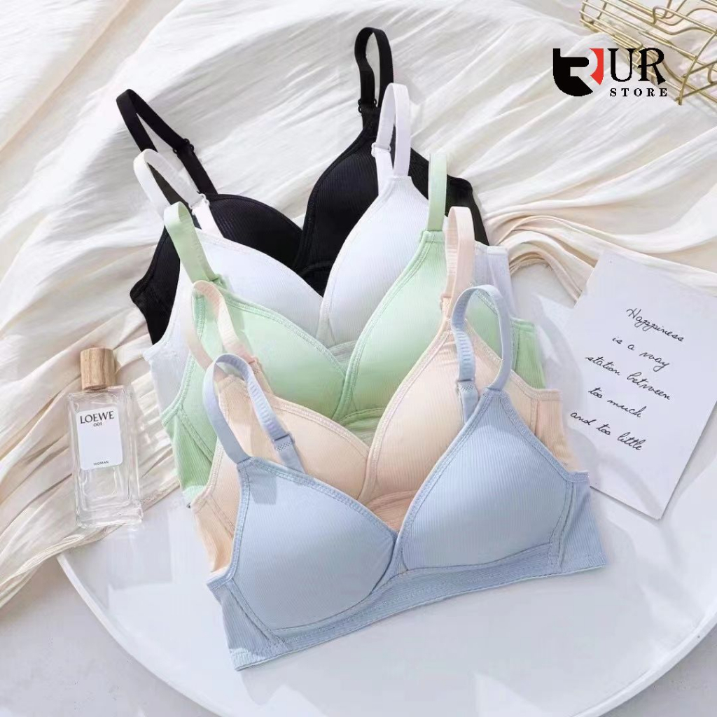 New Women Cotton Underwear Auxiliary Push-Up Lingerie bra | Shopee ...