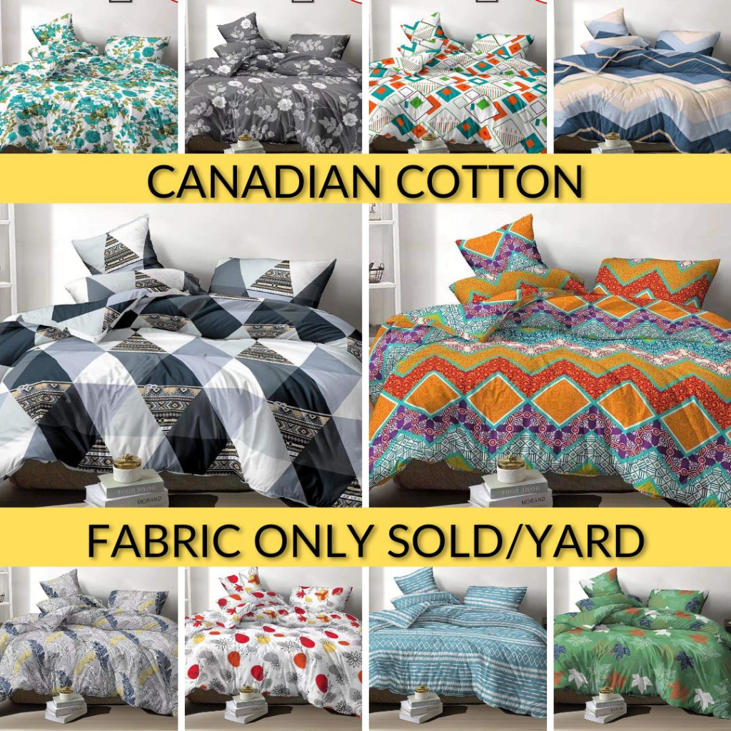 EGT Brightex Canadian Cotton Floral/Abstract Design 96" Width (Sold