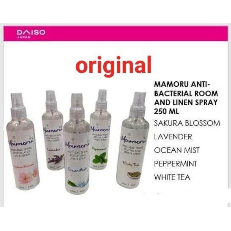 MAMORU-Anti-Bacterial Room and linen spray 250 ml refreshing and ...