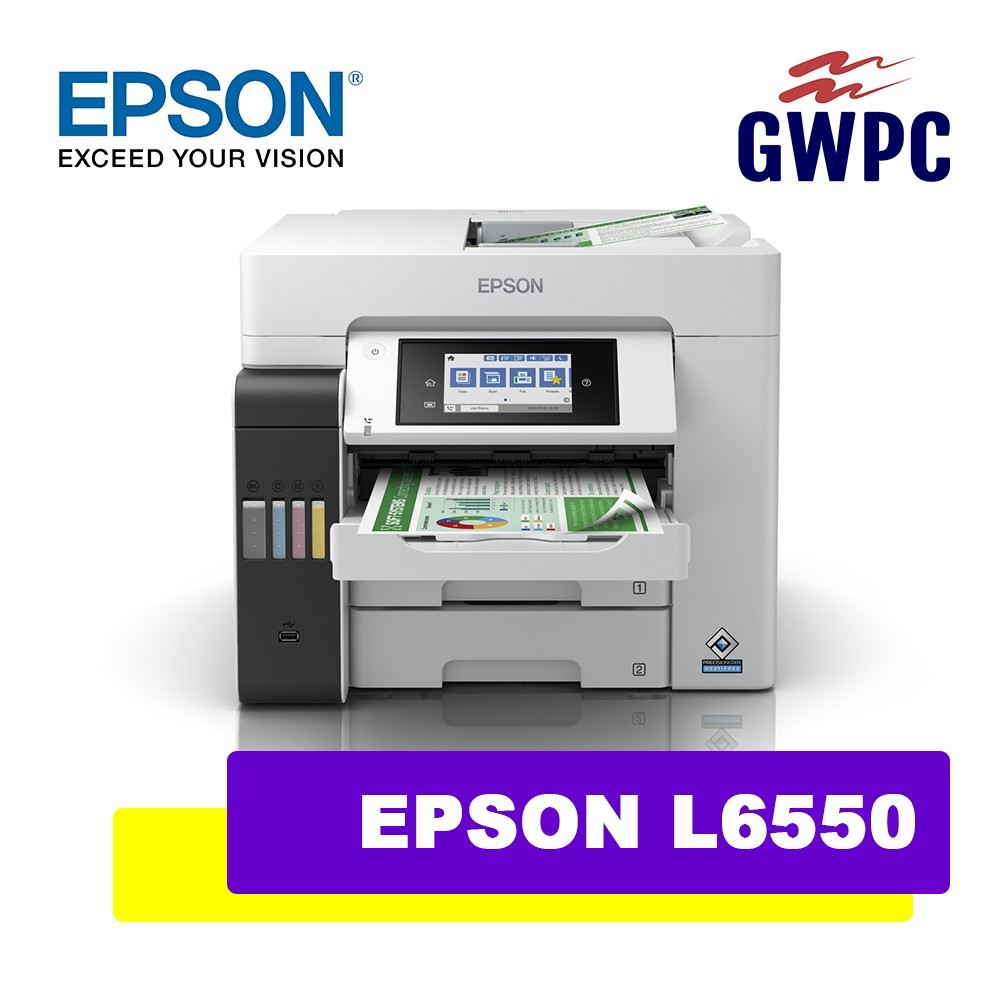 Epson EcoTank L6550 Colour Wi-Fi Duplex All-in-One Ink Tank Printer ...