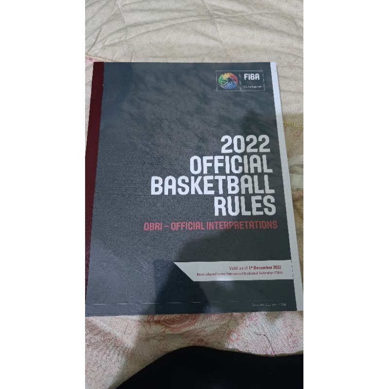 FIBA OBRI OFFICIAL BASKETBALL RULES INTERPRETATION 2022 Shopee