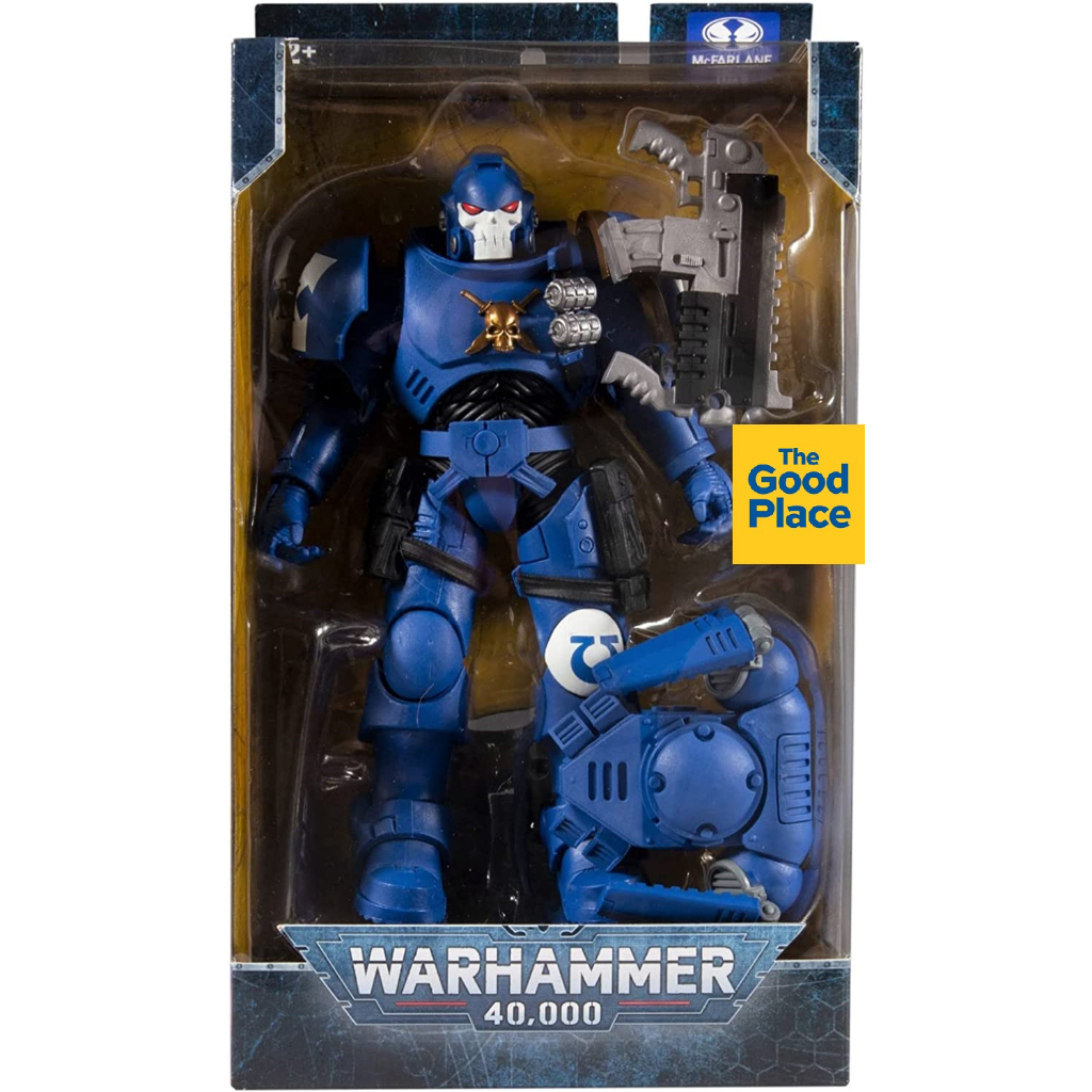 McFarlane Toys Warhammer 40000 Reiver Action Figure - 18 Cm Con 22 Articolazioni, Personalizzabile Con Base, Colore Grigio Opaco