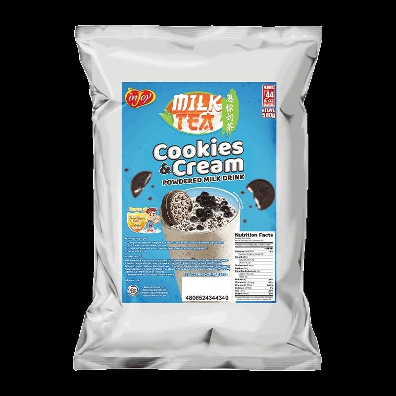 Cookies & Cream Milk Tea (inJoy) Shopee Philippines