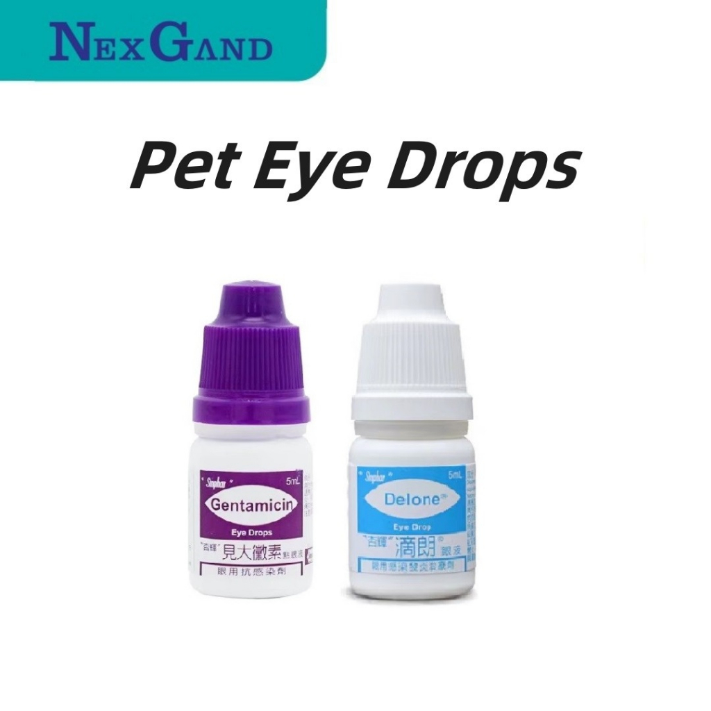 Pet Eye Drops5 ml Gentamicin Eye Drops for Pet Cat Dogs Eye Infection ...