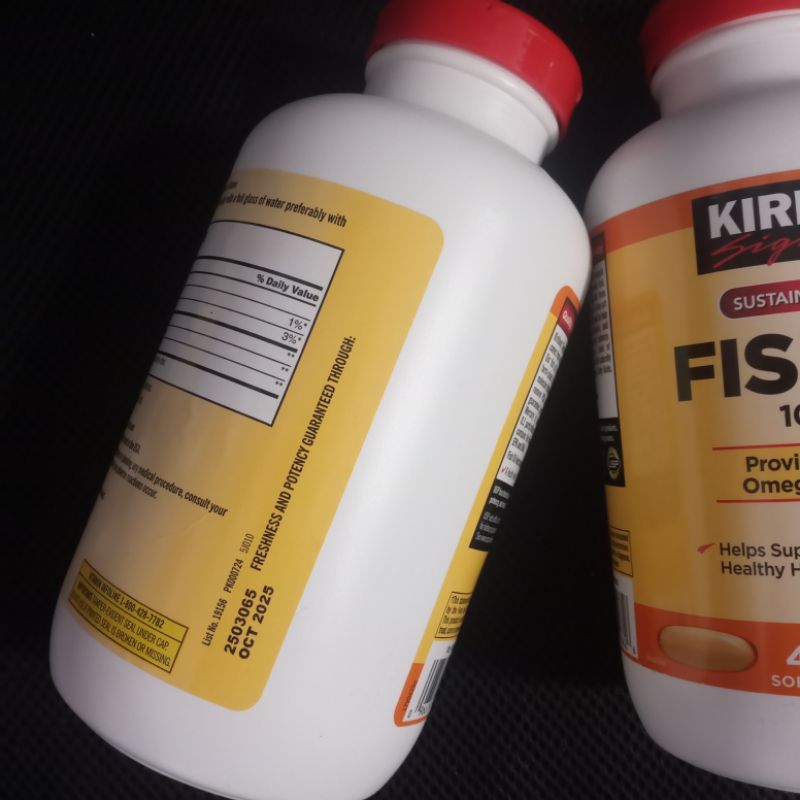 Kirkland Fish Oil 1000mg Shopee Philippines